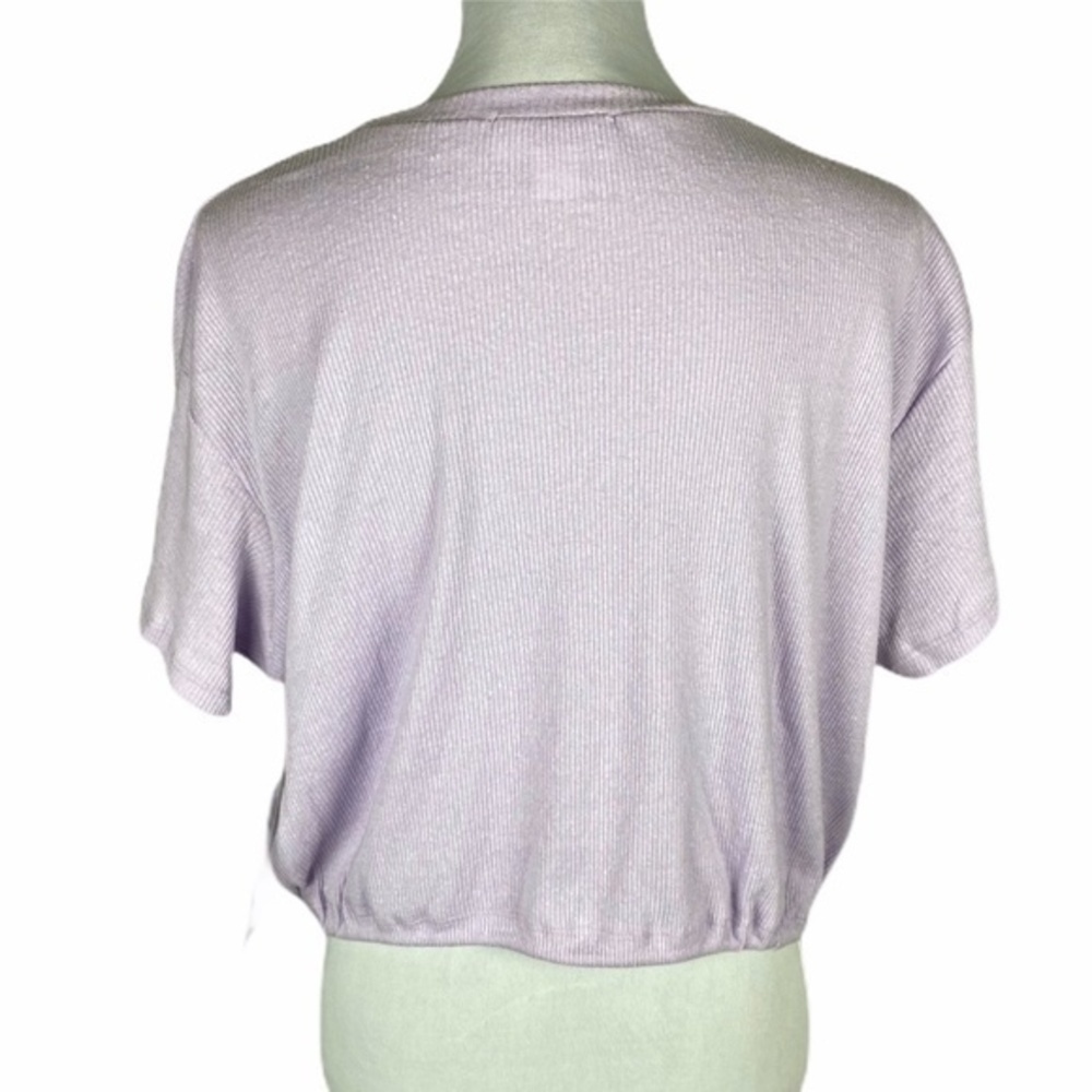 Outlaw Cropped Ribbed Top Size Small - Picture 6 of 7